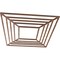 Ekena Millwork Raven Wood Fretwork Pierced Ceiling Medallion, Walnut, 16"OD x 5 7/8"ID x 1/4"T CMWP16X16X0250RAWA - alternate 2